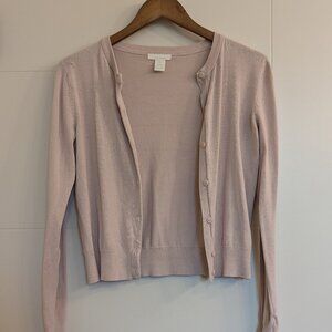 H&M blush cardigan size small